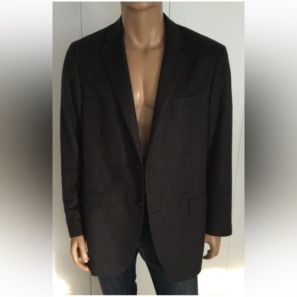 Paul Betenly Silk/Cashmere Brown Amicale Jacket Size 44L